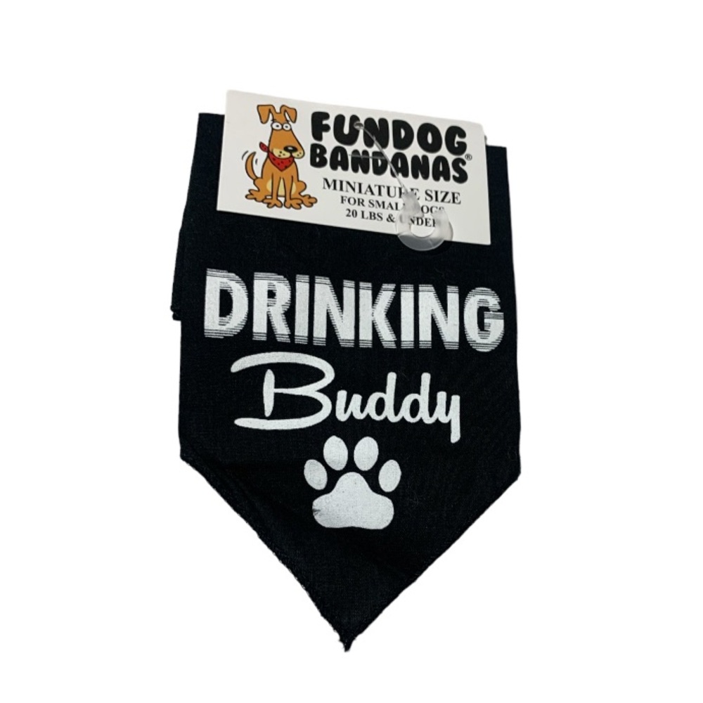 NWT Pet Dog Drinking Buddy Dog Bandana Size Small.